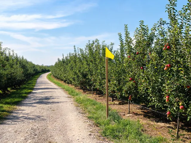 Orchard access route